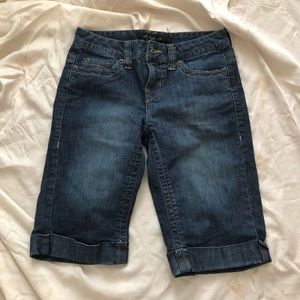 Calvin Klein Dark Wash Bermuda Shorts Size 2